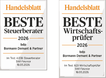 bdp: Beste Steuerberater + Beste Wirtschaftsberater 2026
