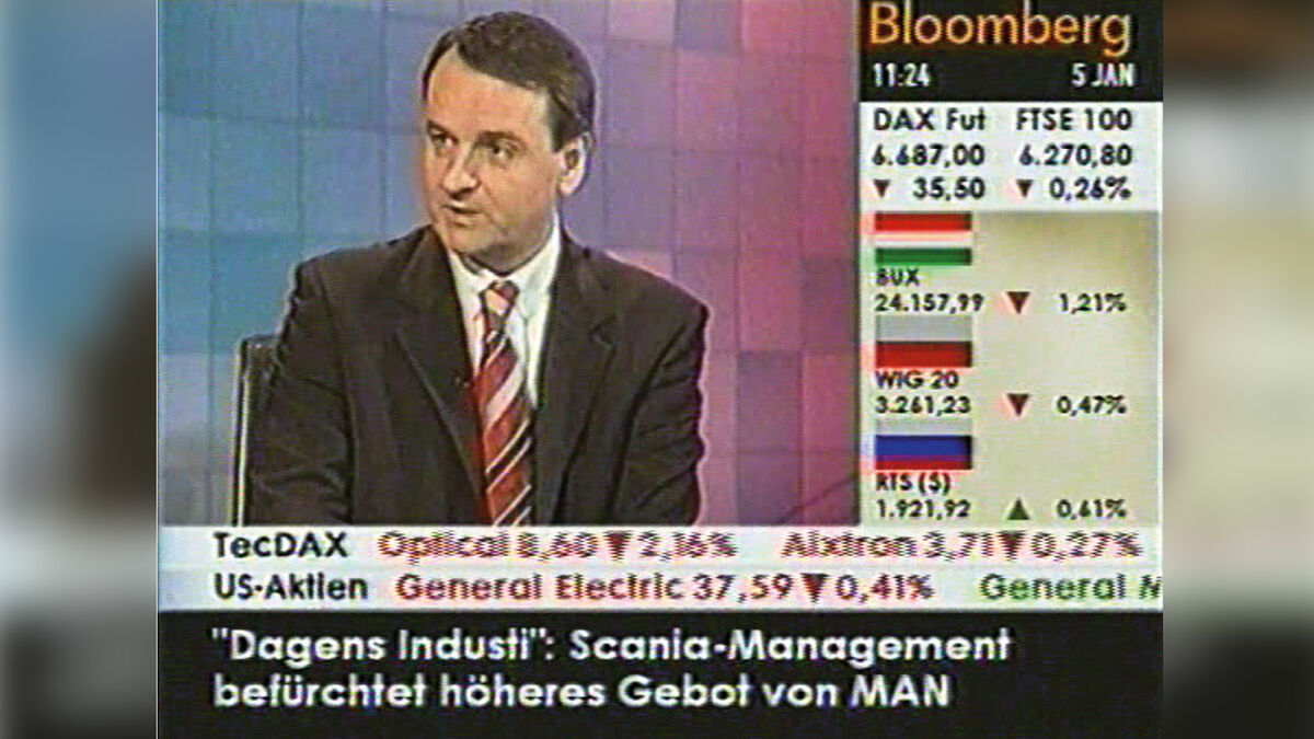 Experteninterview bei Bloomberg TV