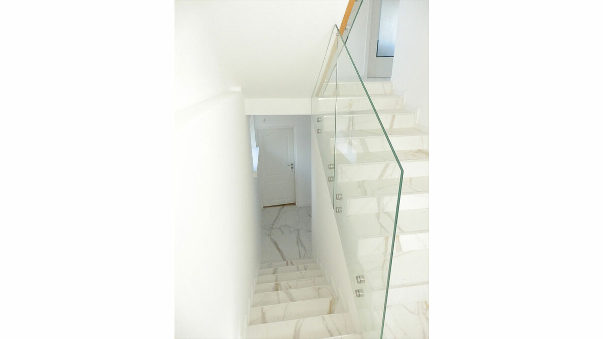 Stairs to basement Stairs to basement