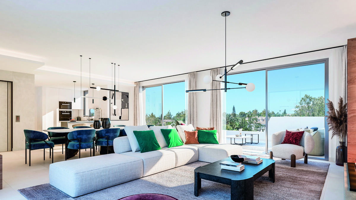 Breeze Marbella: Living Room & Kitchen Breeze Marbella: Living Room & Kitchen