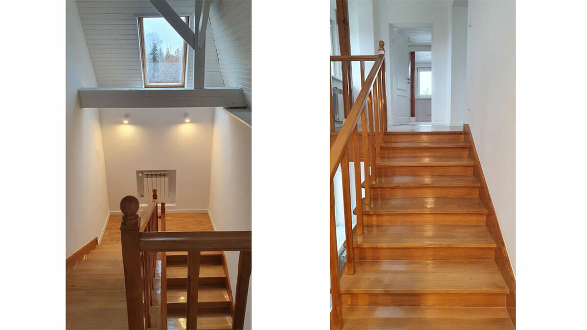 Stairs to second floor Stairs to second floor