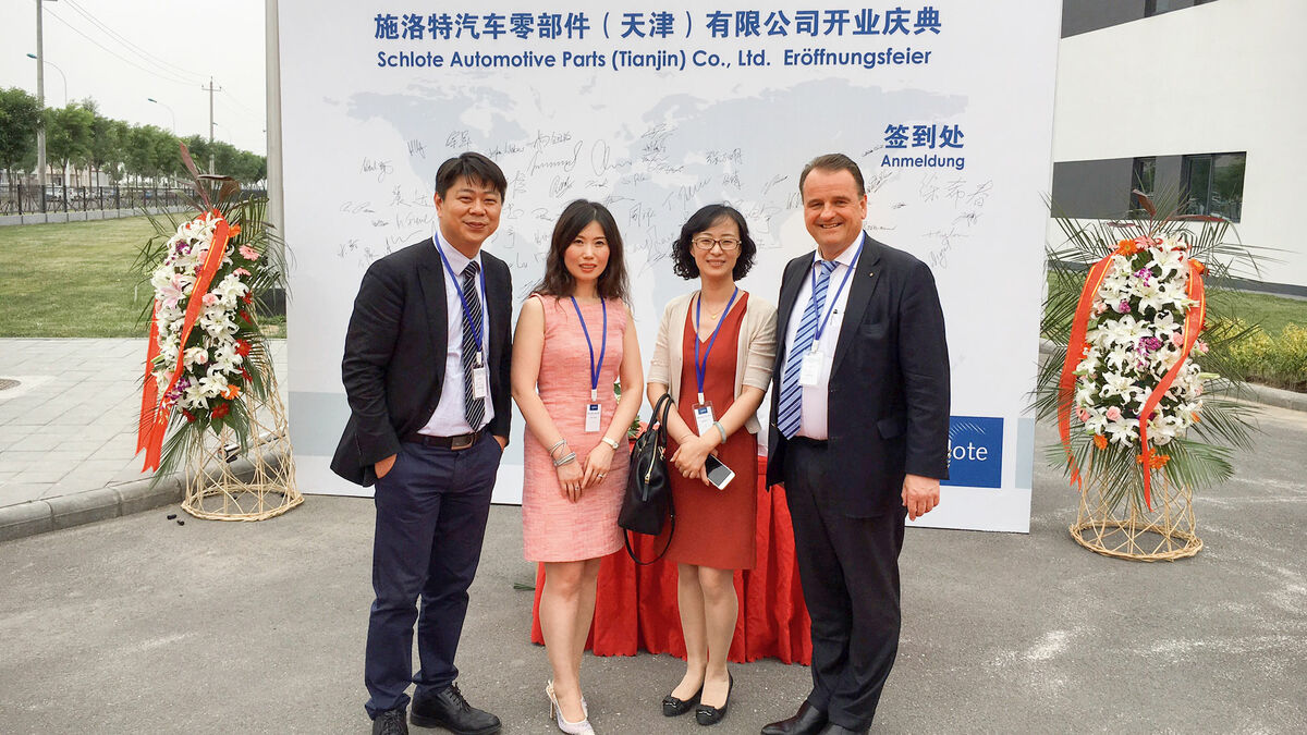  Schlote Gruppe eröffnet neue Produktionsstätte im chinesischen Tianjin