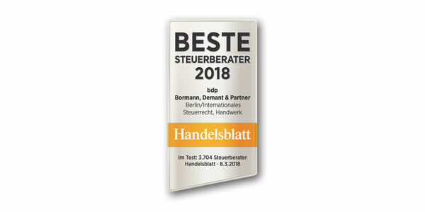 bdp: Beste Steuerberater 2018. Internationales Steuerrecht