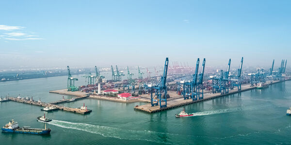 Tianjin Hafen