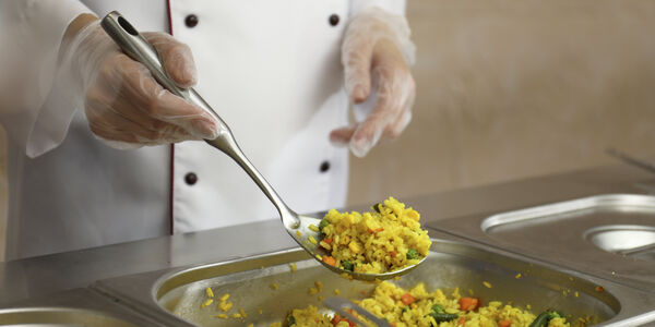 Essen in der Kantine