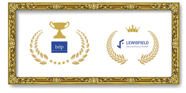 Logos bdp und Lewisfield Deutschland 