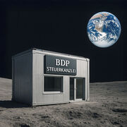 Steuerkanzlei auf dem Mond